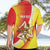 Personalized Sicilia La Trinacria Hawaiian Shirt Sicilian Map Flag Color