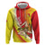 Personalized Sicilia La Trinacria Hoodie Sicilian Map Flag Color