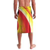 Personalized Sicilia La Trinacria Lavalava Sicilian Map Flag Color