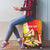 Personalized Sicilia La Trinacria Luggage Cover Sicilian Map Flag Color