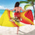 Personalized Sicilia La Trinacria Sarong Sicilian Map Flag Color