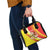 Personalized Sicilia La Trinacria Shoulder Handbag Sicilian Map Flag Color