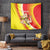 Personalized Sicilia La Trinacria Tapestry Sicilian Map Flag Color