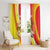 Personalized Sicilia La Trinacria Window Curtain Sicilian Map Flag Color