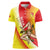 Personalized Sicilia La Trinacria Women Polo Shirt Sicilian Map Flag Color