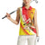 Personalized Sicilia La Trinacria Women Sleeveless Polo Shirt Sicilian Map Flag Color