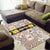 Personalized Sicilia National Symbols With Mosaic Motifs Area Rug