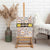 Personalized Sicilia National Symbols With Mosaic Motifs Canvas Wall Art