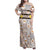 Personalized Sicilia National Symbols With Mosaic Motifs Family Matching Off Shoulder Maxi Dress and Hawaiian Shirt