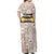 Personalized Sicilia National Symbols With Mosaic Motifs Family Matching Off Shoulder Maxi Dress and Hawaiian Shirt