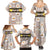 Personalized Sicilia National Symbols With Mosaic Motifs Family Matching Summer Maxi Dress and Hawaiian Shirt