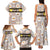 Personalized Sicilia National Symbols With Mosaic Motifs Family Matching Tank Maxi Dress and Hawaiian Shirt