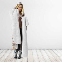 Personalized Sicilia National Symbols With Mosaic Motifs Hooded Blanket