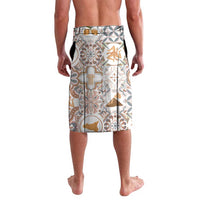 Personalized Sicilia National Symbols With Mosaic Motifs Lavalava