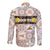 Personalized Sicilia National Symbols With Mosaic Motifs Long Sleeve Button Shirt