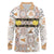 Personalized Sicilia National Symbols With Mosaic Motifs Long Sleeve Polo Shirt