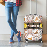 Personalized Sicilia National Symbols With Mosaic Motifs Luggage Cover