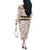 Personalized Sicilia National Symbols With Mosaic Motifs Off The Shoulder Long Sleeve Dress
