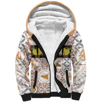 Personalized Sicilia National Symbols With Mosaic Motifs Sherpa Hoodie