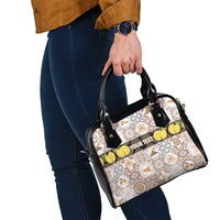Personalized Sicilia National Symbols With Mosaic Motifs Shoulder Handbag