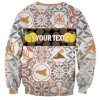 Personalized Sicilia National Symbols With Mosaic Motifs Sweatshirt