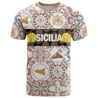 Personalized Sicilia National Symbols With Mosaic Motifs T Shirt