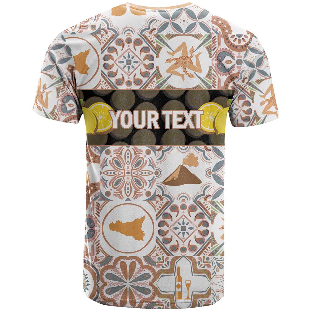 Personalized Sicilia National Symbols With Mosaic Motifs T Shirt
