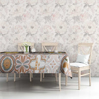 Personalized Sicilia National Symbols With Mosaic Motifs Tablecloth