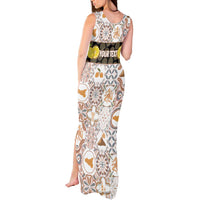Personalized Sicilia National Symbols With Mosaic Motifs Tank Maxi Dress
