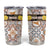 Personalized Sicilia National Symbols With Mosaic Motifs Tumbler Cup