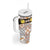 Personalized Sicilia National Symbols With Mosaic Motifs Tumbler With Handle
