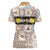 Personalized Sicilia National Symbols With Mosaic Motifs Women Polo Shirt