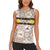 Personalized Sicilia National Symbols With Mosaic Motifs Women Sleeveless Polo Shirt