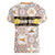 Personalized Sicilia National Symbols With Mosaic Motifs Women V-Neck T-Shirt