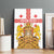 Personalised Georgia Independence Day Canvas Wall Art Sameba Cathedral Borjgali Folk Pattern