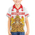 Personalised Georgia Independence Day Family Matching Long Sleeve Bodycon Dress and Hawaiian Shirt Sameba Cathedral Borjgali Folk Pattern