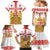 Personalised Georgia Independence Day Family Matching Mermaid Dress and Hawaiian Shirt Sameba Cathedral Borjgali Folk Pattern