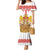 Personalised Georgia Independence Day Family Matching Mermaid Dress and Hawaiian Shirt Sameba Cathedral Borjgali Folk Pattern