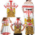 Personalised Georgia Independence Day Family Matching Off Shoulder Maxi Dress and Hawaiian Shirt Sameba Cathedral Borjgali Folk Pattern