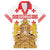 Personalised Georgia Independence Day Family Matching Puletasi and Hawaiian Shirt Sameba Cathedral Borjgali Folk Pattern