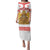 Personalised Georgia Independence Day Family Matching Puletasi and Hawaiian Shirt Sameba Cathedral Borjgali Folk Pattern