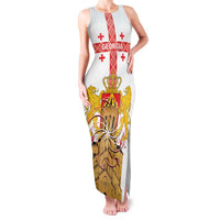 Personalised Georgia Independence Day Family Matching Tank Maxi Dress and Hawaiian Shirt Sameba Cathedral Borjgali Folk Pattern