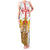 Personalised Georgia Independence Day Family Matching Tank Maxi Dress and Hawaiian Shirt Sameba Cathedral Borjgali Folk Pattern
