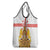 Personalised Georgia Independence Day Grocery Bag Sameba Cathedral Borjgali Folk Pattern