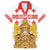 Personalised Georgia Independence Day Hawaiian Shirt Sameba Cathedral Borjgali Folk Pattern