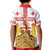 Personalised Georgia Independence Day Kid Polo Shirt Sameba Cathedral Borjgali Folk Pattern
