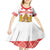 Personalised Georgia Independence Day Kid Short Sleeve Dress Sameba Cathedral Borjgali Folk Pattern