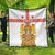 Personalised Georgia Independence Day Quilt Sameba Cathedral Borjgali Folk Pattern