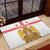 Personalised Georgia Independence Day Rubber Doormat Sameba Cathedral Borjgali Folk Pattern