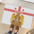 Personalised Georgia Independence Day Rubber Doormat Sameba Cathedral Borjgali Folk Pattern